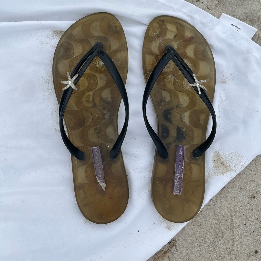 ISO Ipanema - Giselle Bunchen or Walmart flip flops with starfish size 9.5-10